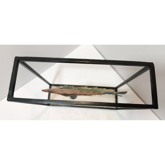 Art Studio Metal Bight Multicolor Tropical Oceanic John Fish In Display Stand - Picture 2 of 9